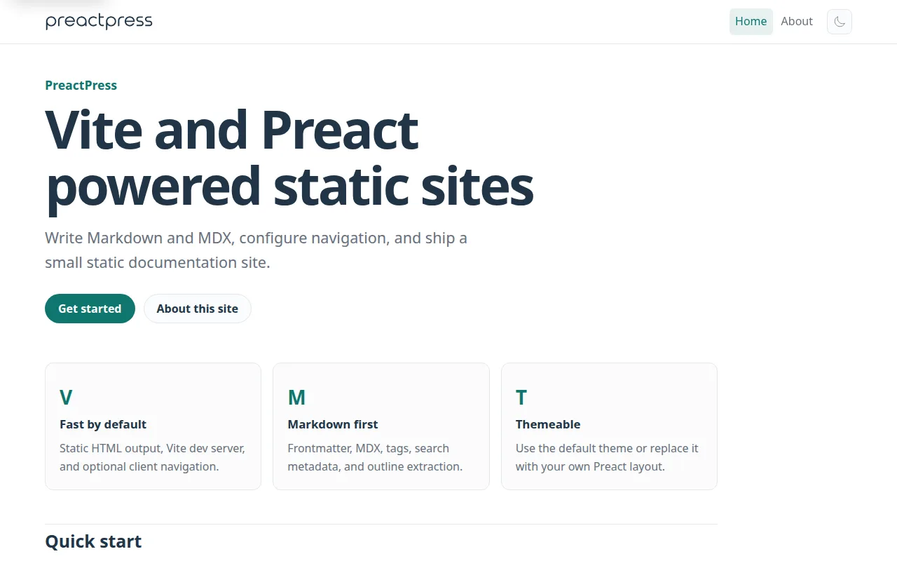 Knowledge base starter preview